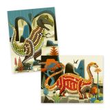 Mosaike: Metallische Dinosaurier