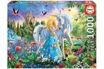 Puzzle: Prinzessin und Einhorn 1000 Teile