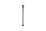 H0 Solarlampe modern, LED wei