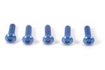 3x10mm Sockelschraube(blau)