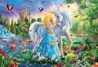 Puzzle: Prinzessin und Einhorn 1000 Teile