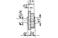 Stufenzahnr.Modul 0,5/0,4 1St