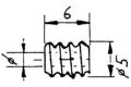 Schnecke Modul 0,5 Bohr.1,48m