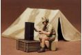 1:35 WWII Diorama-Set Zelt mit Figur